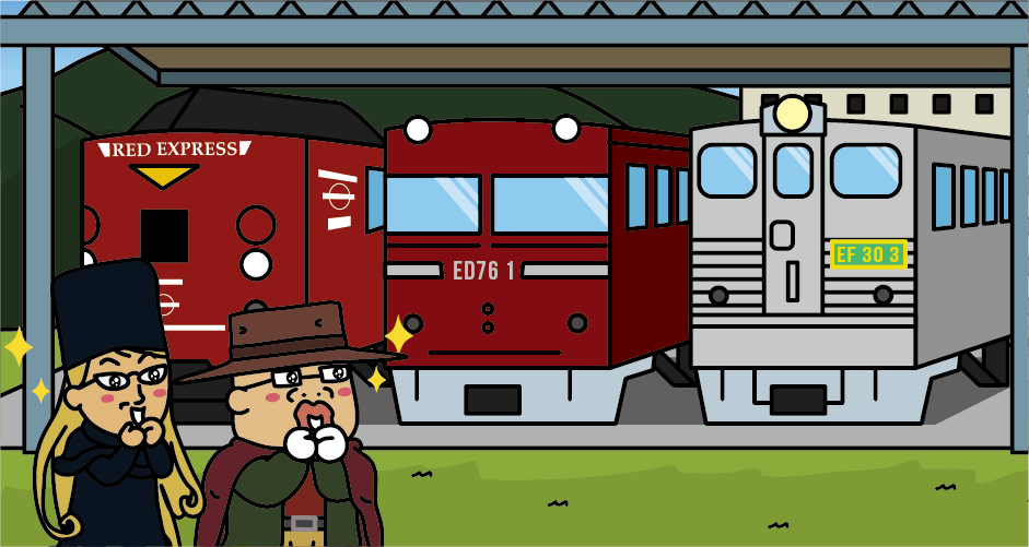 九州鐵道紀念館的列車車輛展示場②